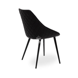 Evie Chair - Black PU - Indoor Dining Chair - DYS Indoor