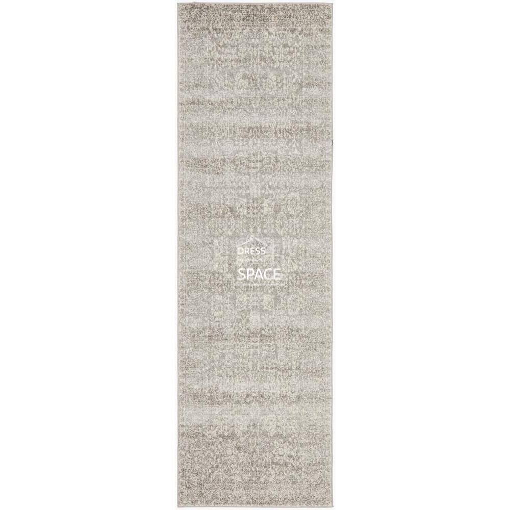 Evoke Homage Grey Runner Rug - Indoor Hallway Runner - Rug Culture