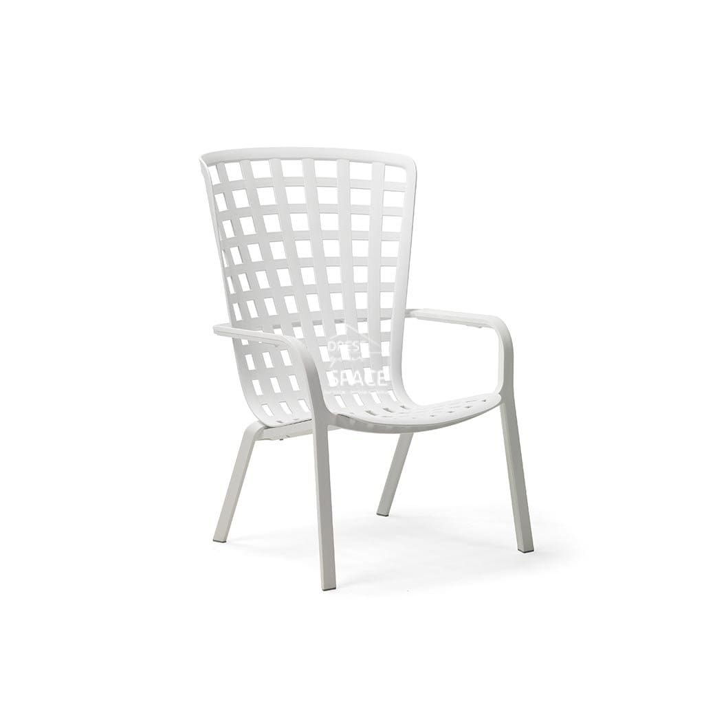 Folio Arm Chair - White - Outdoor Chair - Nardi