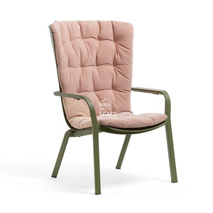 Folio Arm Chair with Cushion - Agave/Rosa - Outdoor Chair - Nardi