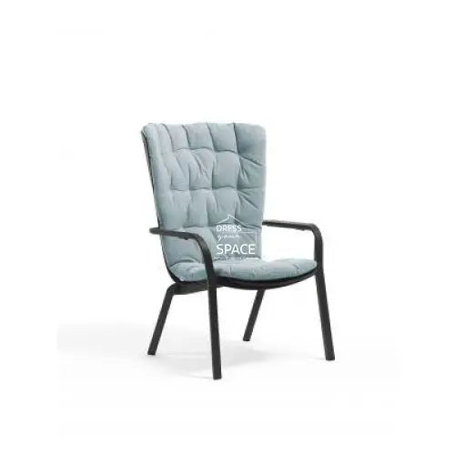 Folio Arm Chair with Cushion - Anthracite/Arctic - Outdoor Chair - Nardi