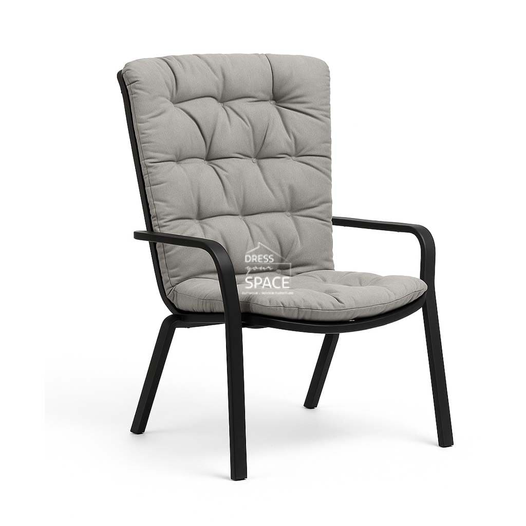 Folio Arm Chair with Cushion - Anthracite/Grigio - Outdoor Chair - Nardi