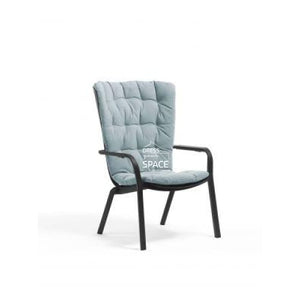 Folio Arm Chair with Cushion - Anthracite/Arctic - Outdoor Chair - Nardi