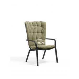 Folio Arm Chair with Cushion - Anthracite/Felce - Outdoor Chair - Nardi