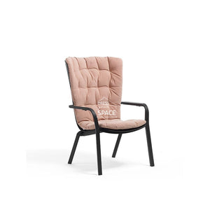 Folio Arm Chair with Cushion - Anthracite/Rosa - Outdoor Chair - Nardi