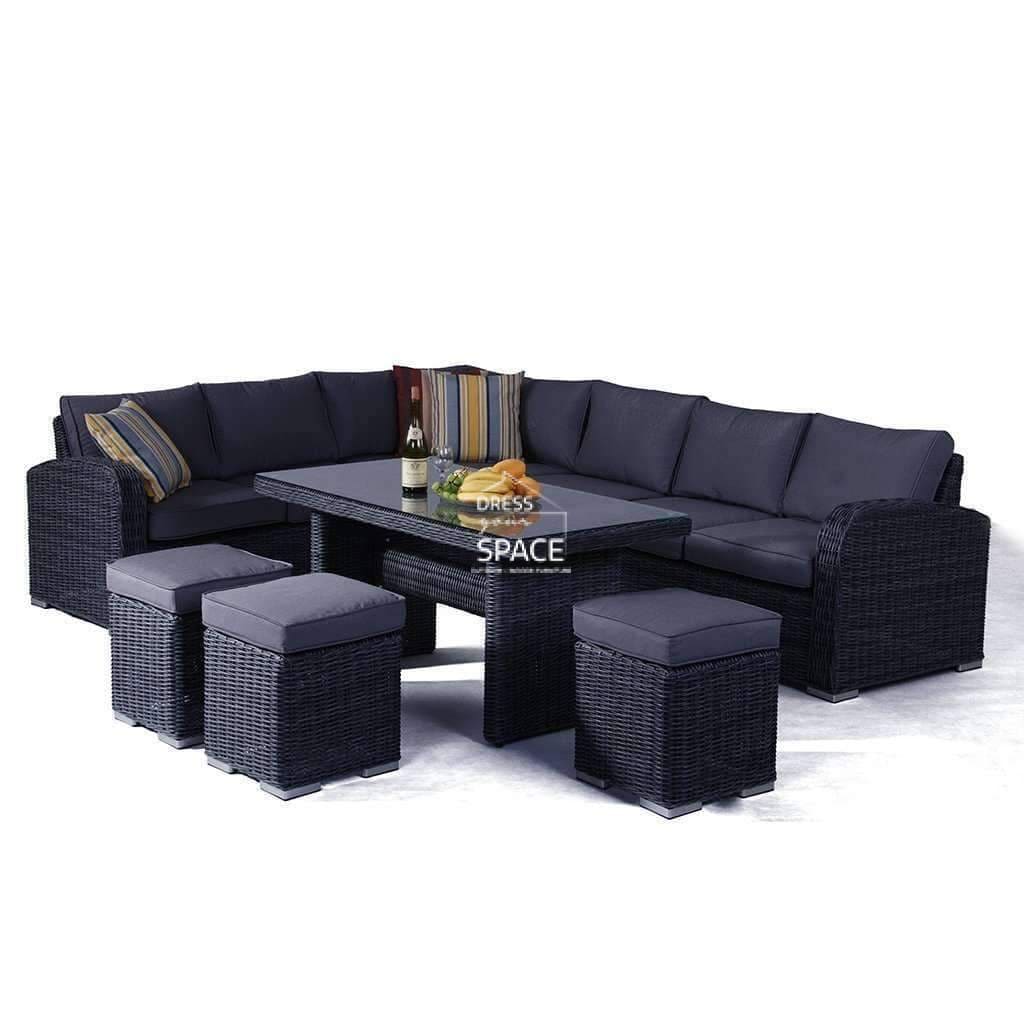 Geneva 6 Piece Lounge - Castle Grey - Outdoor Lounge - DYS Outdoor