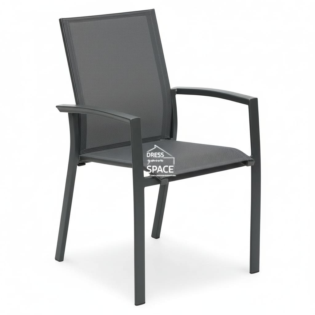 Genoa Sling Chair - Charcoal - Outdoor Chair - DYS Outdoor