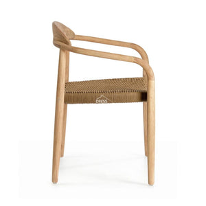 Glynis Chair - Beige Rope - Indoor Dining Chair - La Forma
