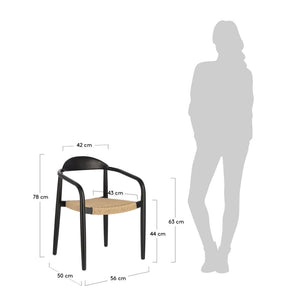 Glynis Chair - Natural Rope - Indoor Dining Chair - La Forma