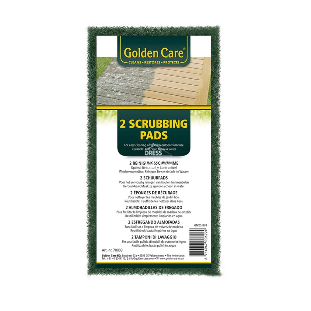 Golden Care - Green Scrubbing Pads (Set of 2) - Furniture Care & Accessories - Golden Care
