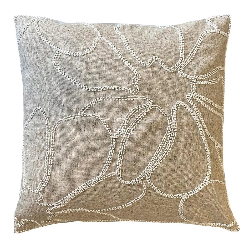 Grace Cushion - Natural - Indoor Cushion - Zaab