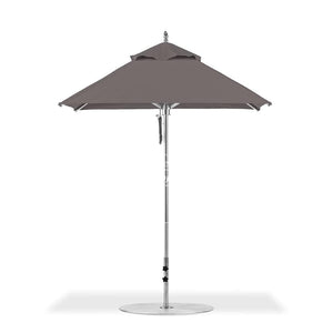 Greenwich Umbrella Custom Smoked Tweed | Square - Outdoor Instant Shade