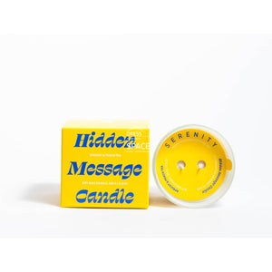 Hidden Message Candle - Apricot & Peach Tea - Candle - Serenity Candles