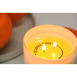 Hidden Message Candle - Blood Orange & Grapefruit - Candle - Serenity Candles