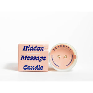 Hidden Message Candle - Honeysuckle & Camellia - Candle - Serenity Candles