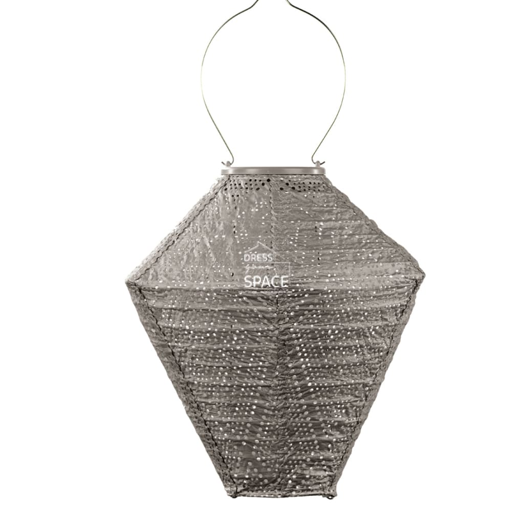 Ikat Diamond 28 - Taupe - Solar Lantern - Outdoor Lighting - Lumiz