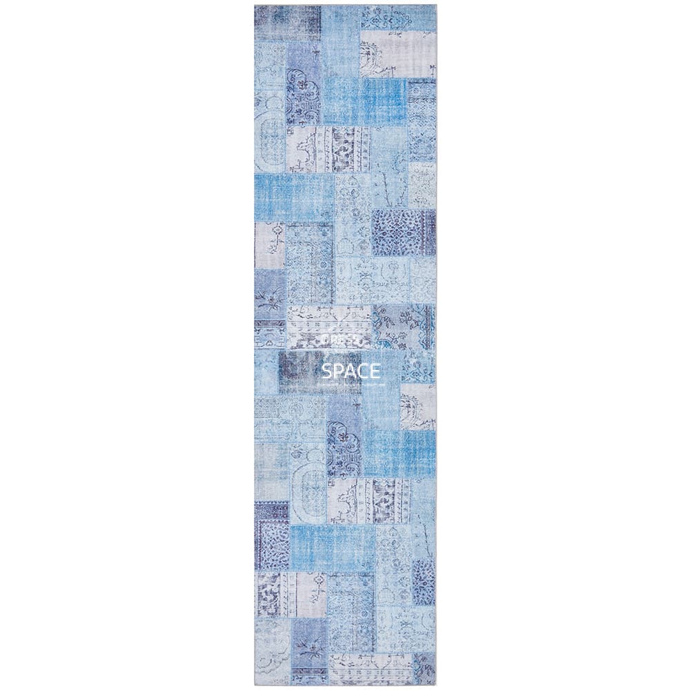 Illusions 121 Denim Runner Rug - Indoor Hallway Runner - RUG CULTURE