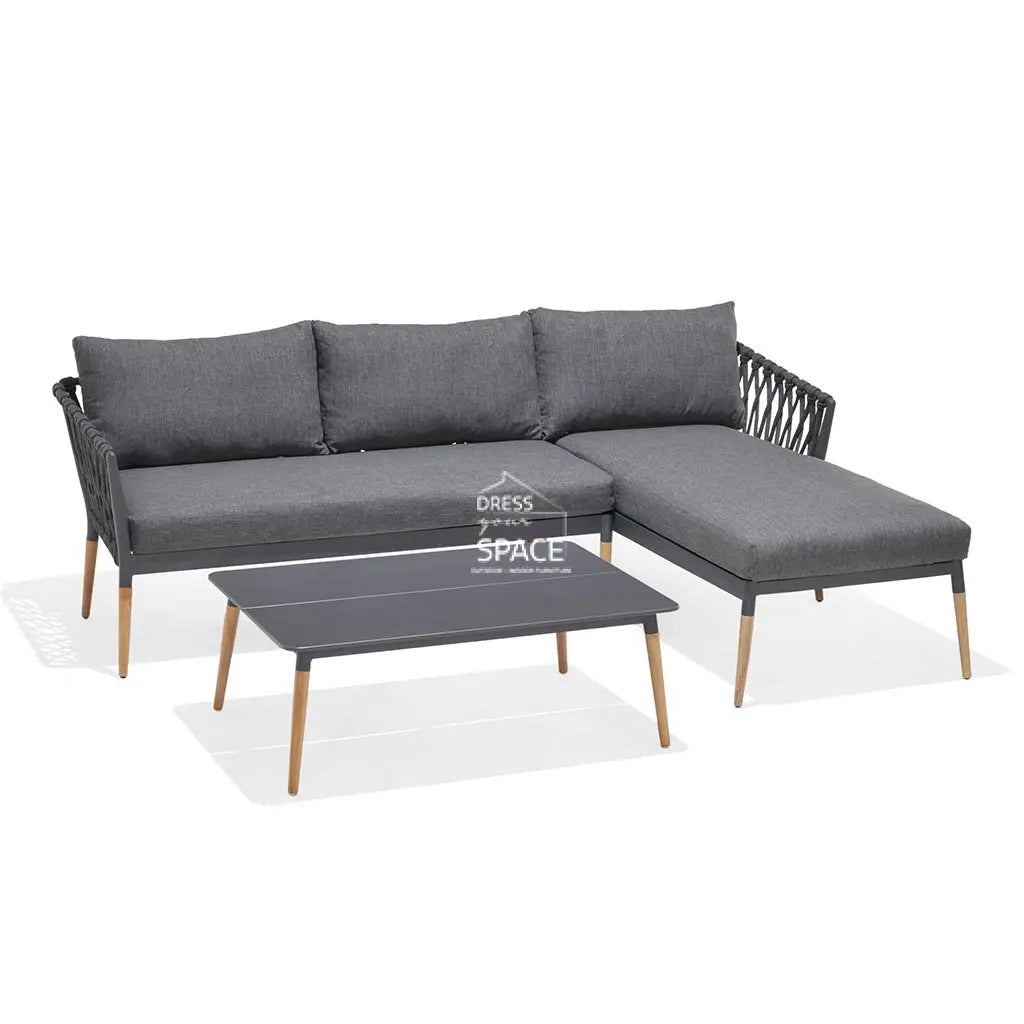 Ipanema Chaise Lounge + Coffee Table - Outdoor Lounge Set - Lifestyle Garden