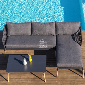 Ipanema Chaise Lounge + Coffee Table - Outdoor Lounge - Lifestyle Garden