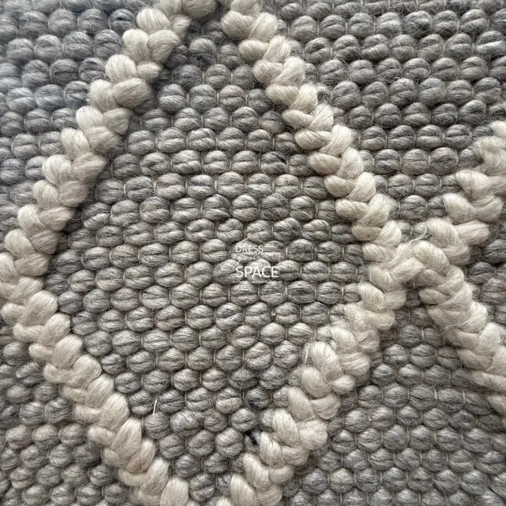 Ivy Wool/Viscose Rug - Fog/Cream - Indoor Rug - Bayliss Rugs