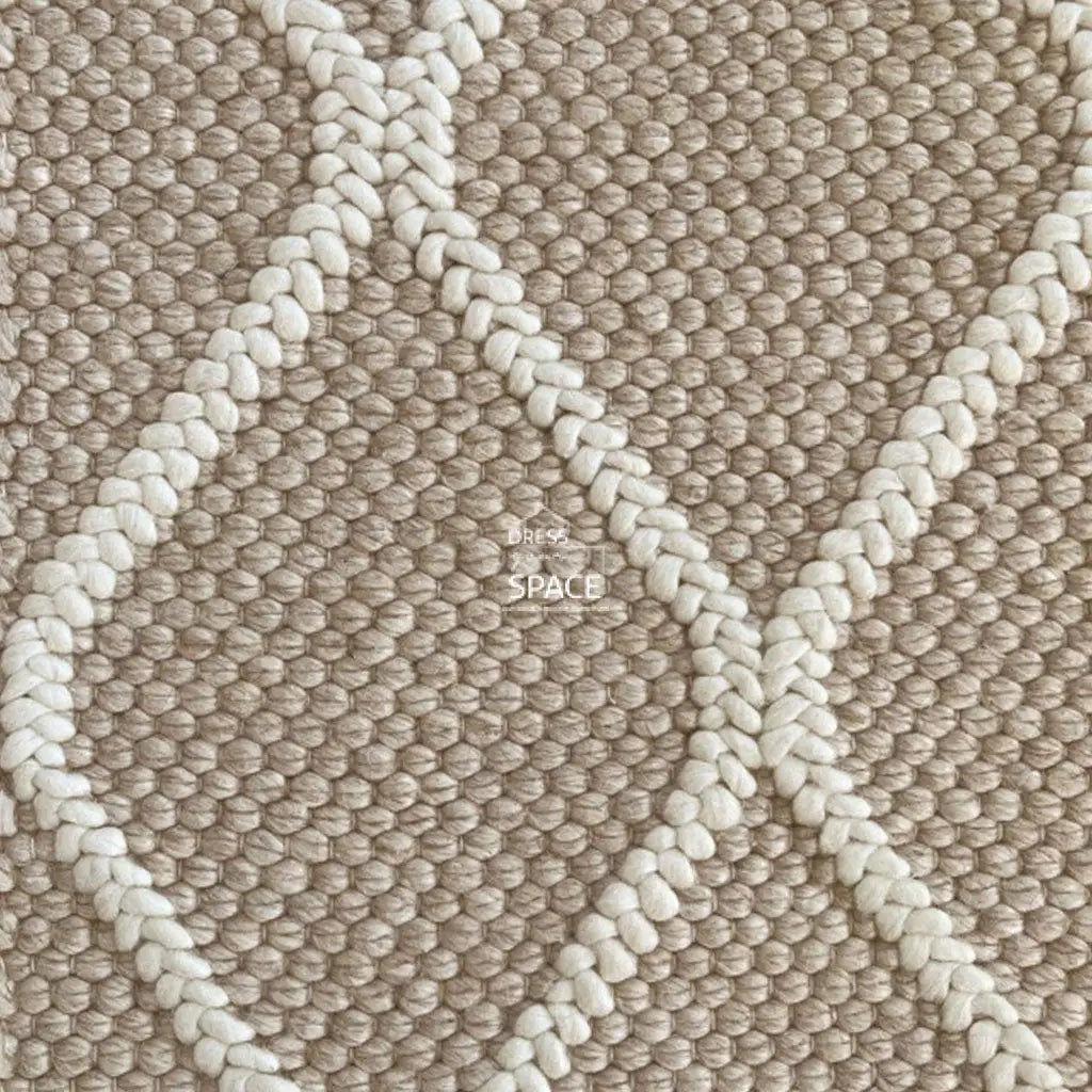 Ivy Wool/Viscose Rug - Linen/Ivory - Indoor Rug - Bayliss Rugs