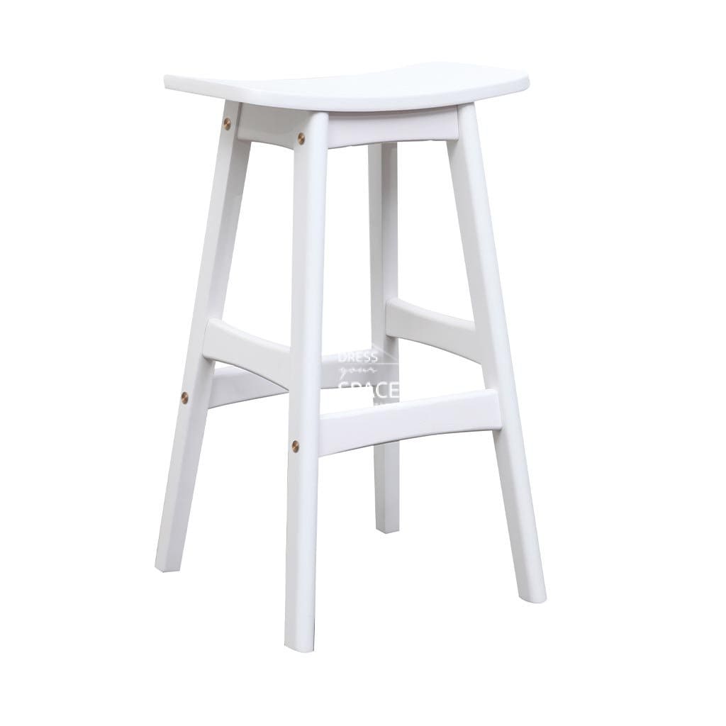 Jackie Stool - White/White Ash - Indoor Counter Stool - DYS Indoor
