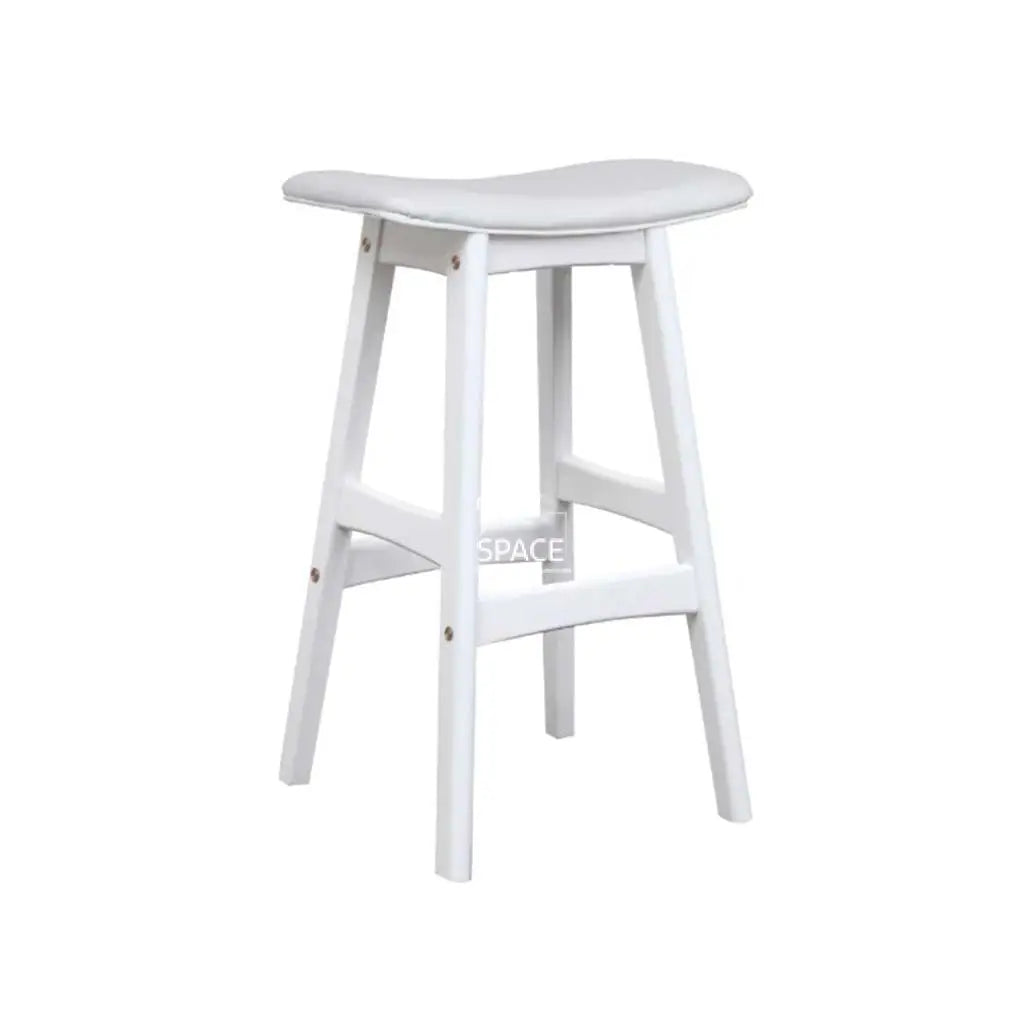 Jackie Counter Stool - White Frame / White PU Seat - Indoor Counter Stool - DYS Indoor