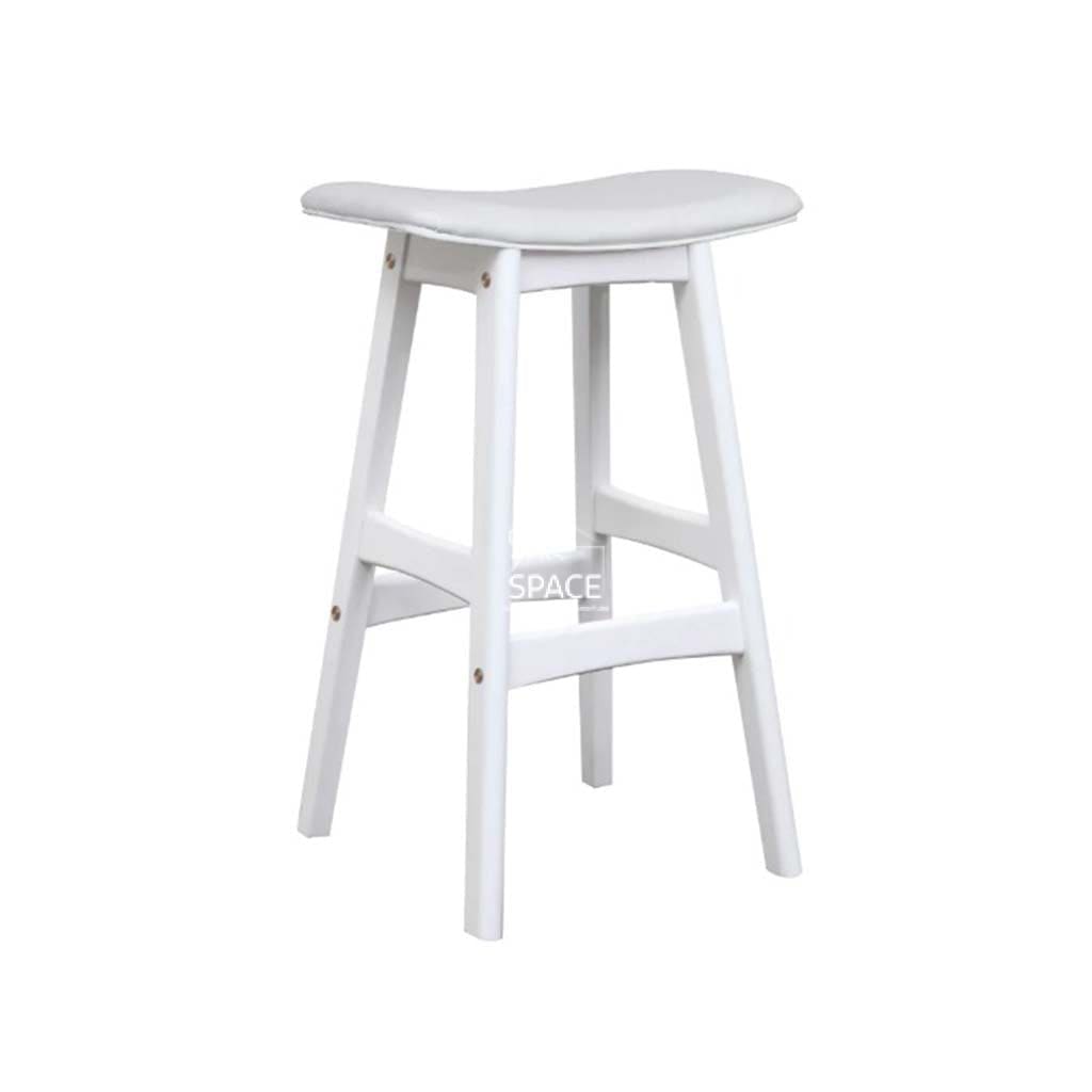 Jackie Counter Stool - White Frame / White PU Seat - Indoor Counter Stool - DYS Indoor