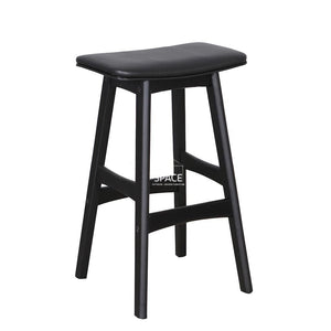 Jackie Stool - Black/Black PU - Indoor Counter Stool - DYS Indoor