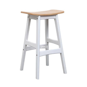 Jackie Stool - White/Natural Ash - Indoor Counter Stool - DYS Indoor