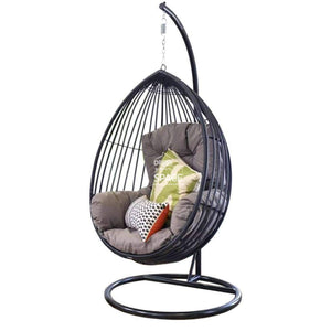 Jackson Egg Chair - Black - Outdoor Hanging Pod - DYS Outdoor