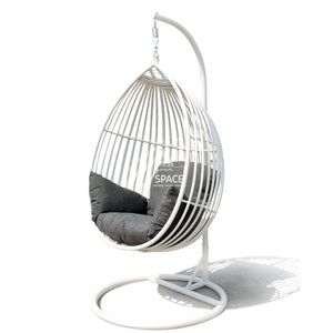 Jackson Egg Chair - Ivory - Outdoor Hanging Pod - DYS Outdoor