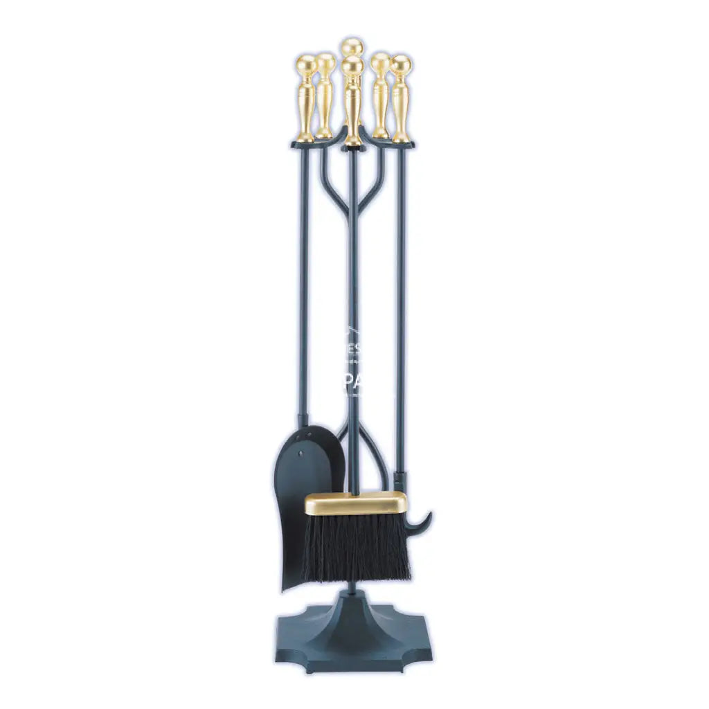 John Hicks 4 Pce + Stand Fireplace Tool Set - Fireplace Tool Set - DYS Fireplace Accessories