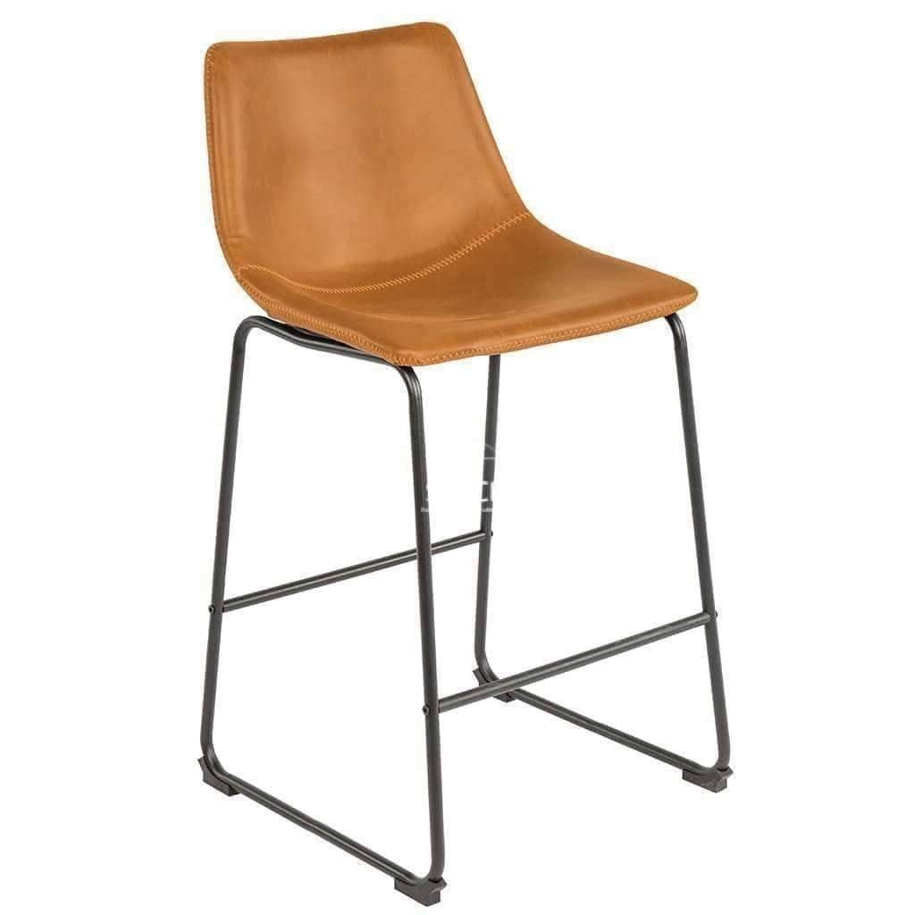 Karla Stool - Tan Vintage PU - Indoor Counter Stool - DYS Indoor