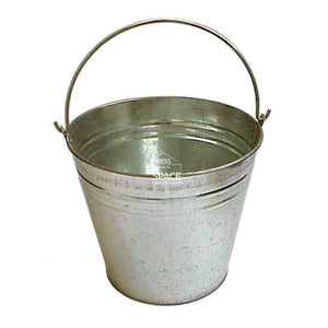 Kay Galvanised Ash Bucket - Ash Bucket - DYS Fireplace Accessories
