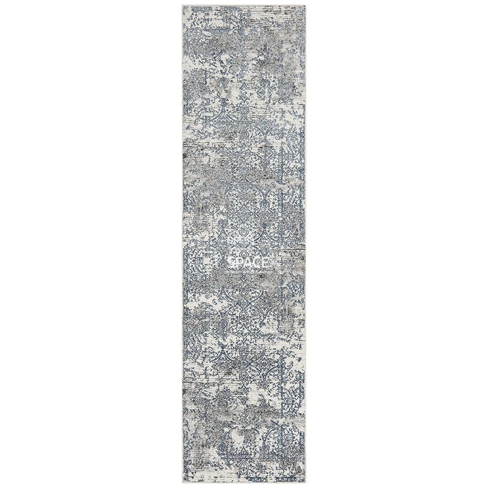 Kendra Yasmin Distressed Transitional Runner Rug - Indoor Hallway Runner - Rug Culture