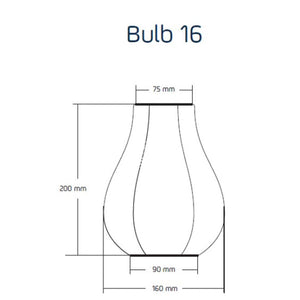 Lace Bulb 16 - Taupe Solar Lantern Outdoor Lighting Lumiz