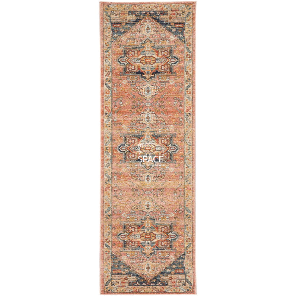 Legacy 850 Salmon Runner Rug - Indoor Hallway Runner - Rug Culture