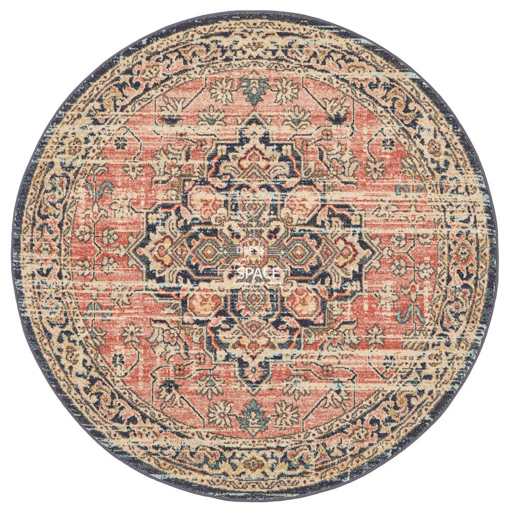 Legacy 851 Brick Round Rug - Indoor Round Rug - Rug Culture