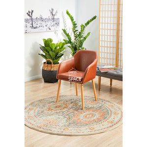 Legacy 853 Blue Round Rug - Indoor Round Rug - Rug Culture