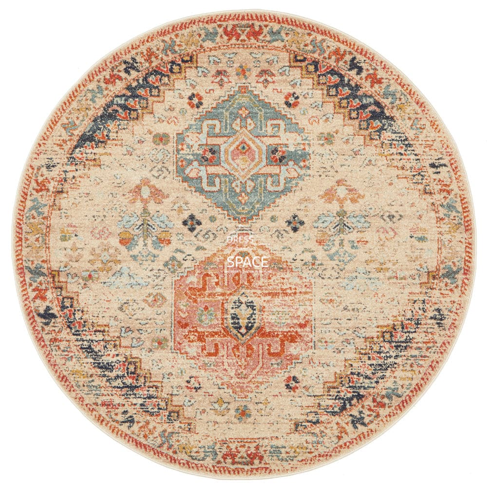 Legacy 854 Autumn Round Rug - Indoor Round Rug - Rug Culture