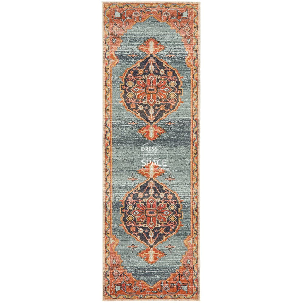 Legacy 862 Rust Runner Rug - Indoor Hallway Runner - Rug Culture