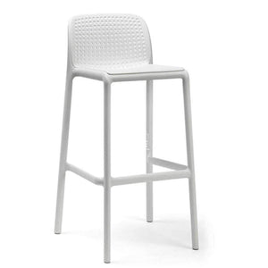 Lido Bar Stool - White - Outdoor Bar Stool - Nardi