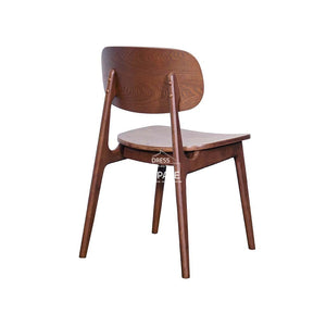Luanne Dining Chair - Light Walnut Frame / Light Walnut Veneer Seat - Indoor Dining Chair - DYS Indoor