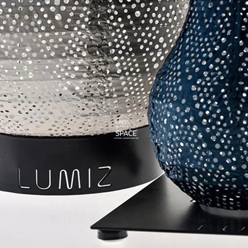 LUMIZ Large Metal Ring Black - Outdoor Lighting