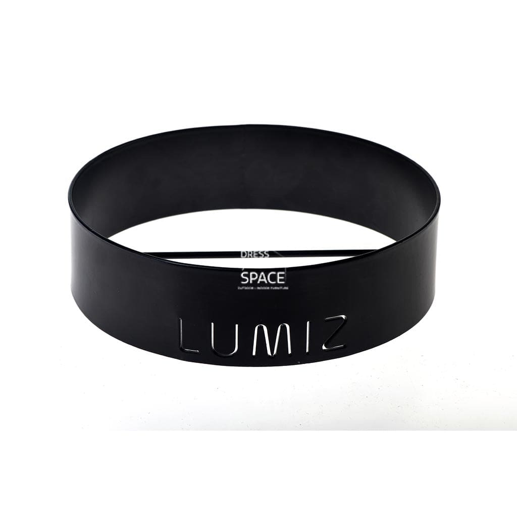 LUMIZ Large Metal Ring Black - Outdoor Lighting