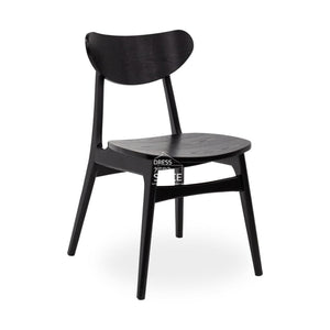 Martina Chair - Black/Black Ash - Indoor Dining Chair - DYS Indoor