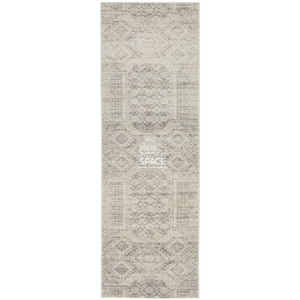 Mirage 351 Silver Runner Rug - Indoor Hallway Runner - Rug Culture