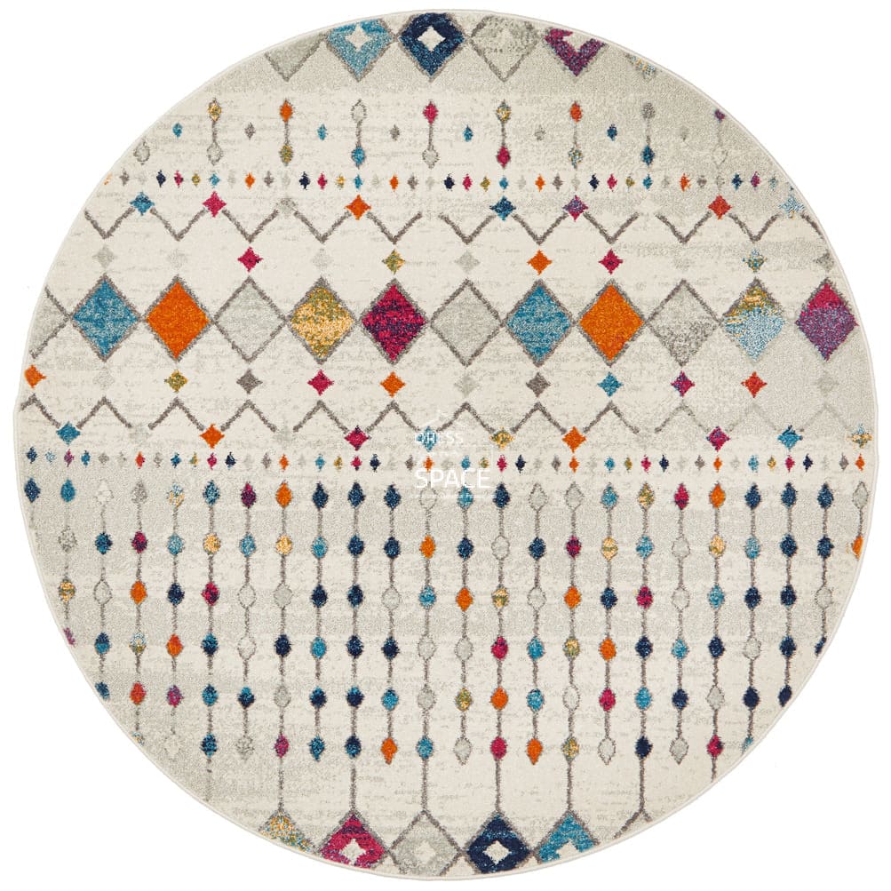 Mirage 356 Multi Round Rug - Indoor Round Rug - Rug Culture