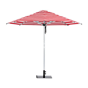 Monaco Umbrella - Premium Fabric - Red Stripe - Outdoor Umbrella - Instant Shade
